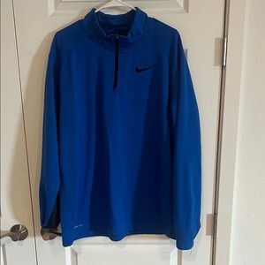 Nike Men’s Royal Blue Therma Fit 1/4 Zip Performance Pullover